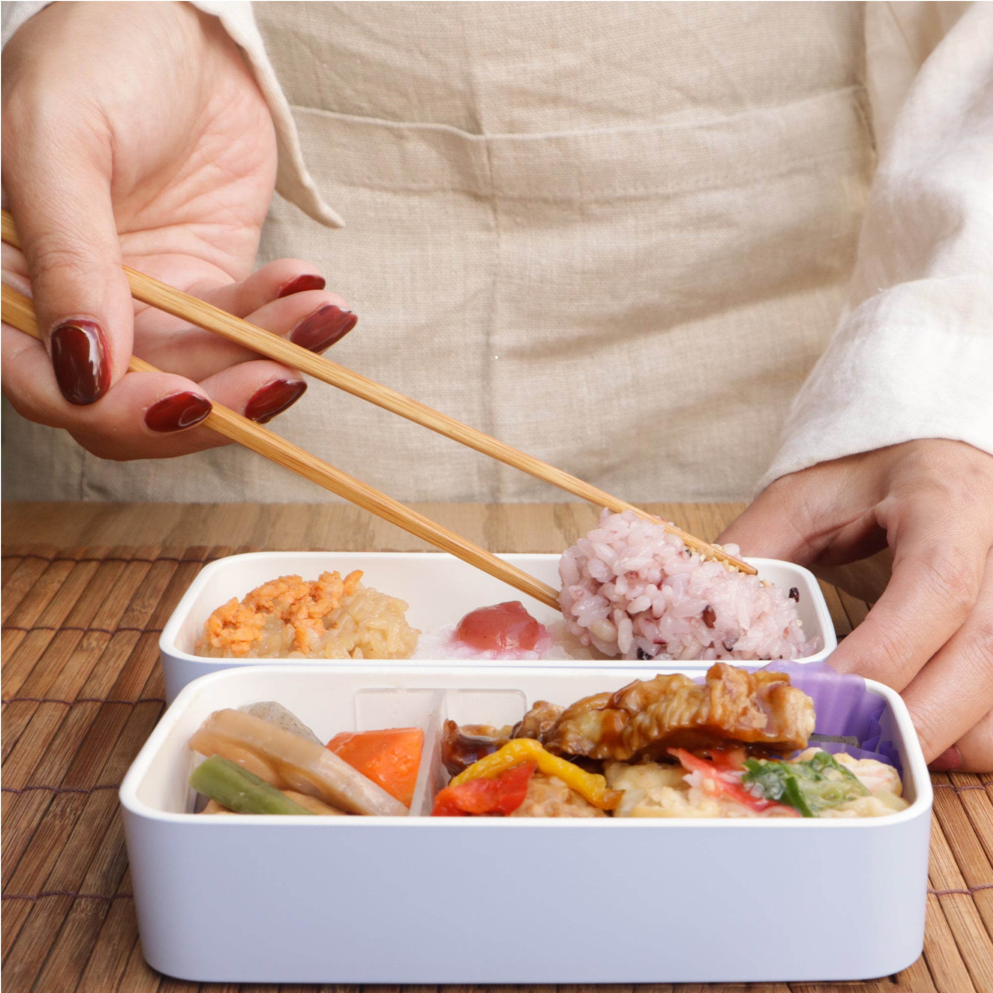 「本日処分出品」すーぱーそに子限定非売品当選セル画額縁付き箱付き SOU・SOU 布貼弁当箱 角 – POKETLE