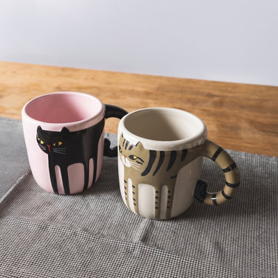 ハンドペイント キャットマグ