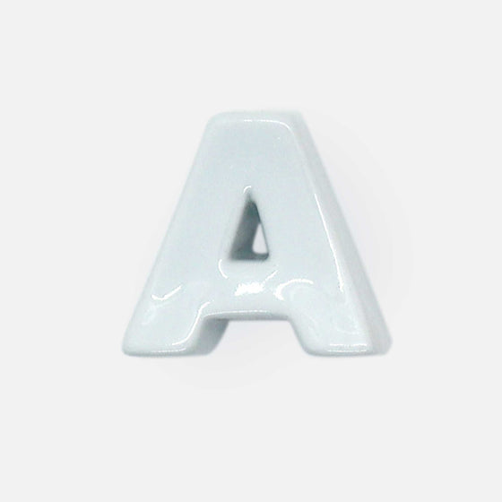 Alphabet ornament WHITE