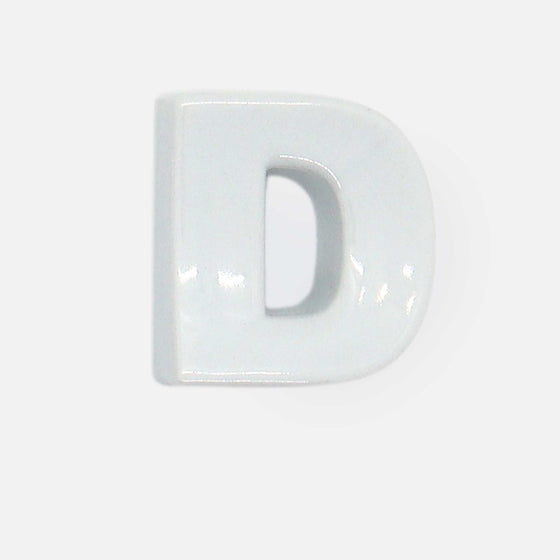 Alphabet ornament WHITE